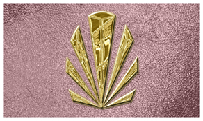 DNSEMP-C-602-GD-SH-OR Gold Sunburst Shimmer Orchid